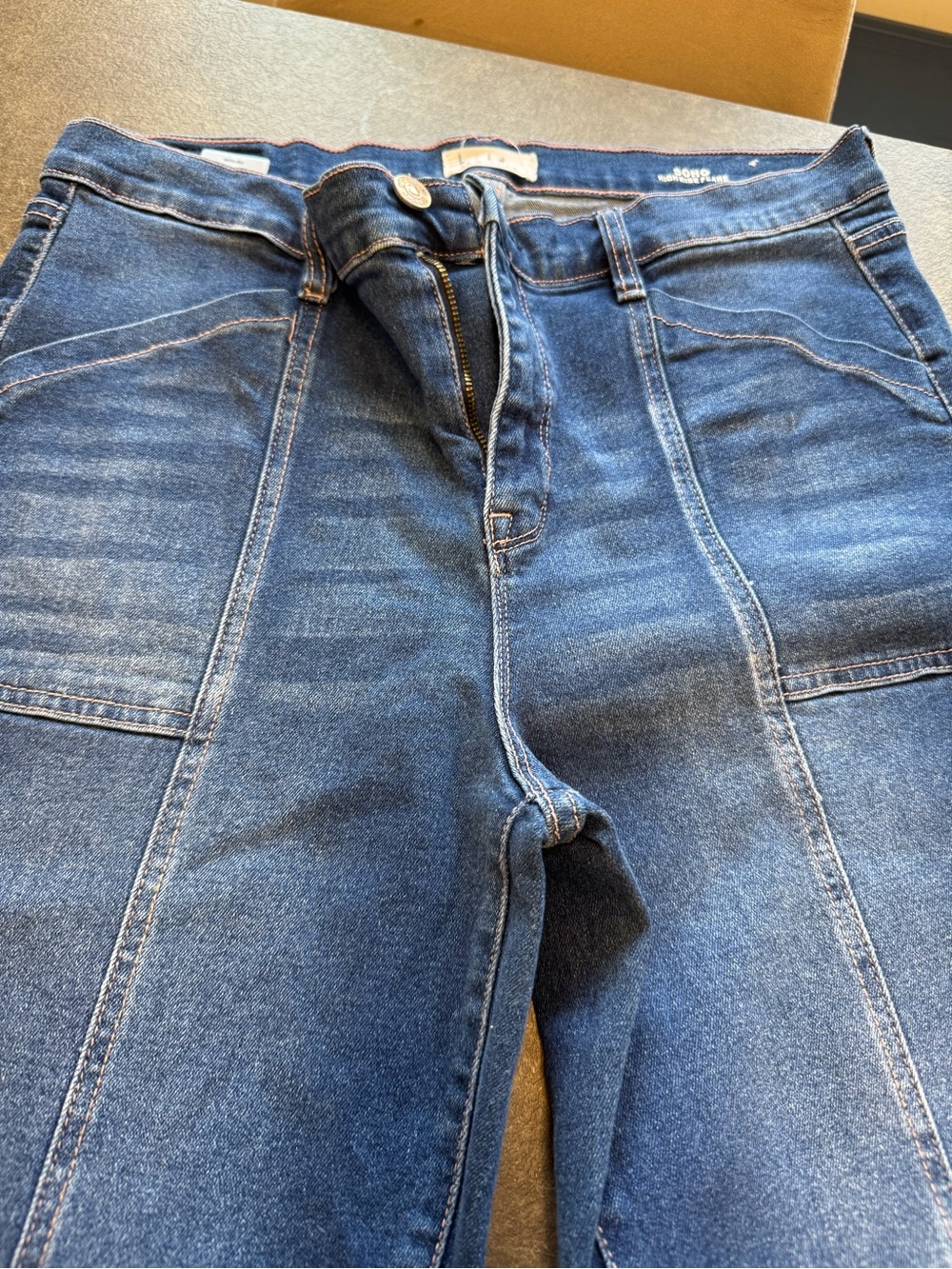 Nicole Miller Men's Dark Blue Straight Jeans